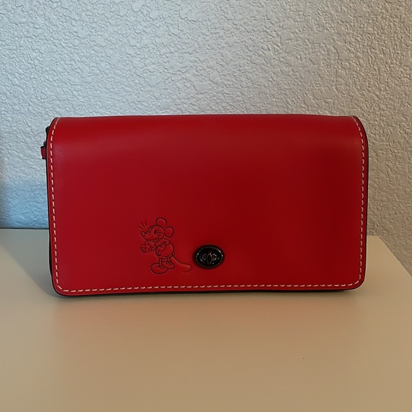 Coach 1941 Red Dinky Disney bag - Picture 1 of 6